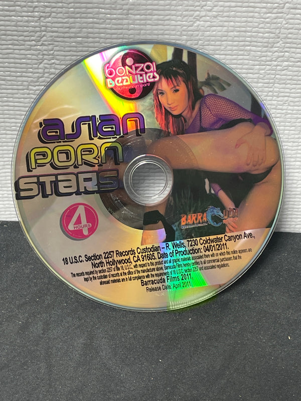 Asian Porn Stars - 4 Hour Asian DVD in Sleeve  No Artwork