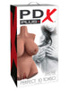 PDX Plus Perfect 10 Torso Masturbator Tan  - 11 lbs