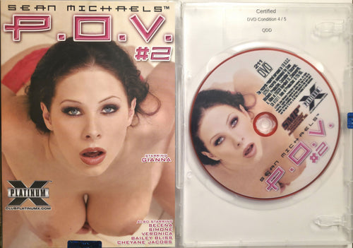 Sean Michaels P.O.V. 2 Platinum X  QDD Certified 4/5 Red Back, Security Cut Out Cover Serial #10234