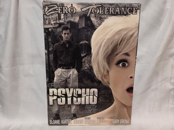 Official Psycho Parody (2 Disc Set) Zero Tolerance - Large Display Box with Laces.  Factory Sealed DVD inside Box Actual Photo of the Item Shown