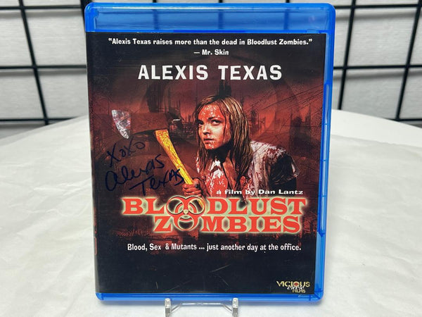Bloodlust Zombies (R-Rated) - Signed by Alexis Texas w/Original Blu Ray