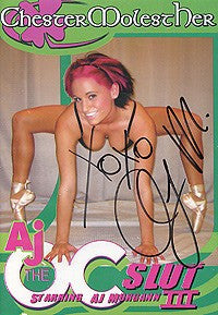 AJ The OC Slut #3 - Autographed - Sealed DVD